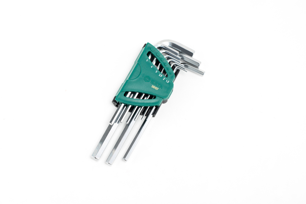 09107 SATA 9pc Long Arm Hex Key Set