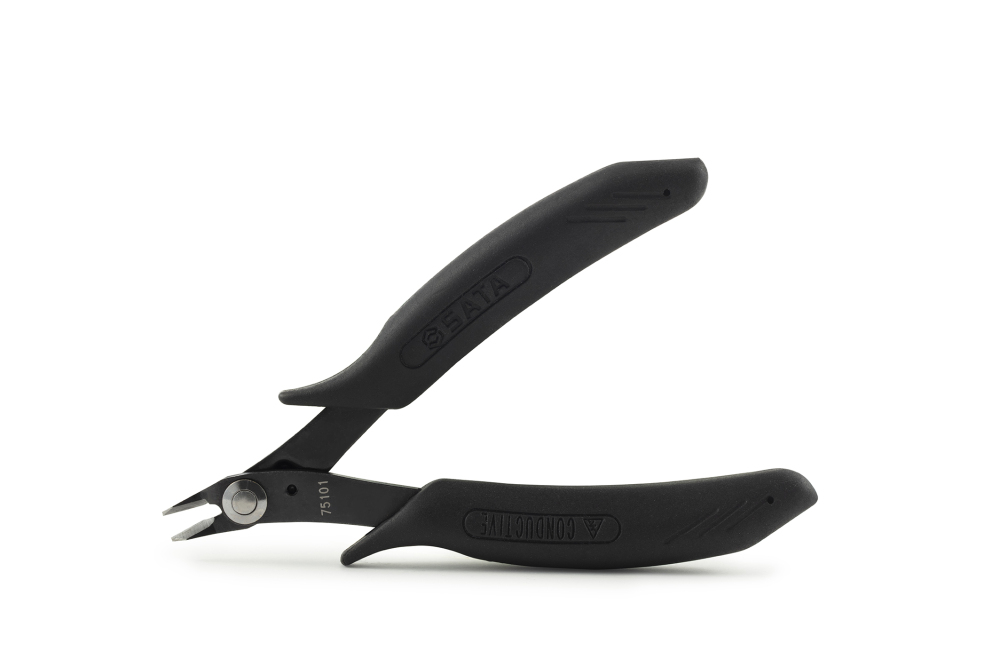 75101 SATA ESD Electronic Side Cutting Pliers 5"