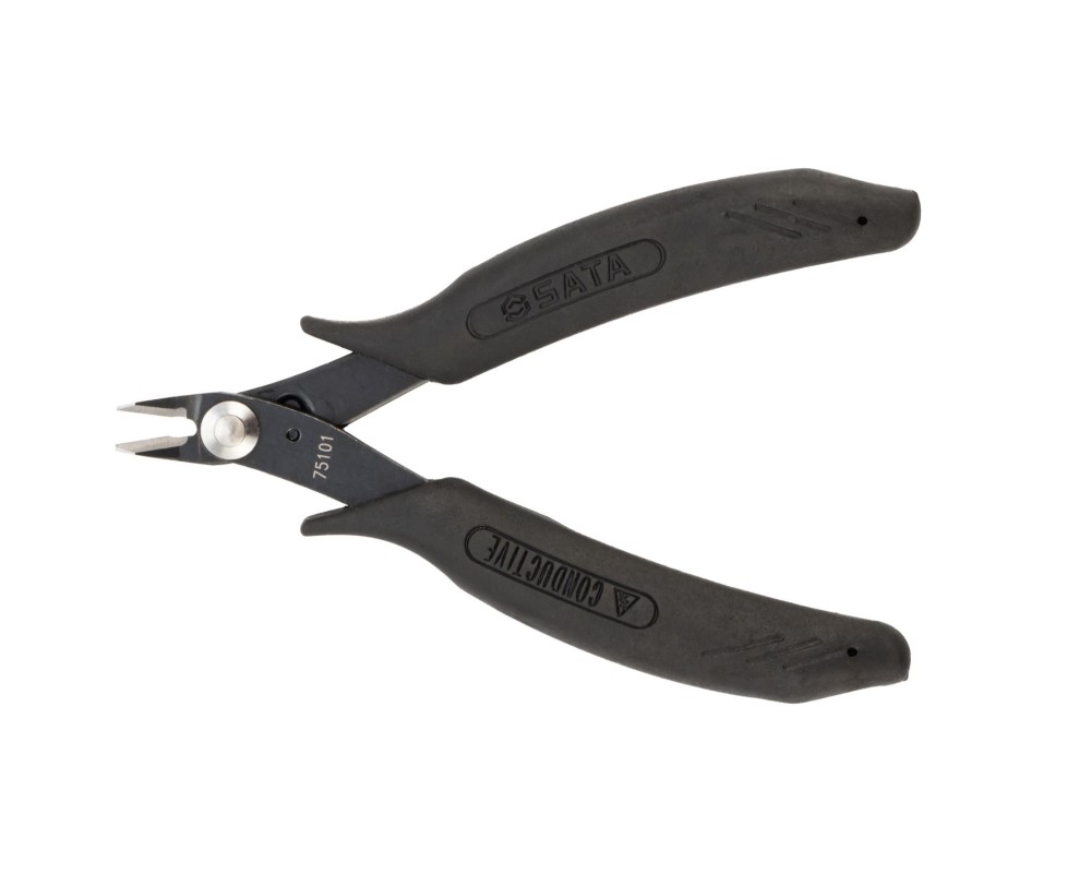 75101 SATA ESD Electronic Side Cutting Pliers 5"