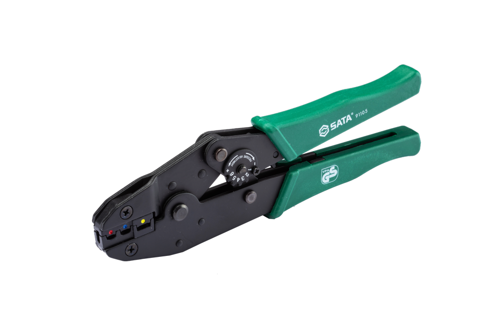 91105 SATA Crimping Pliers for Insulated Terminals 9"