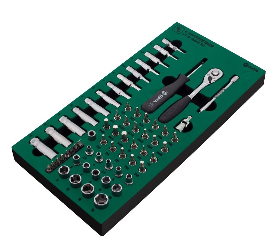 09901 SATA 63Pc. 1/4" Dr. Socket Set