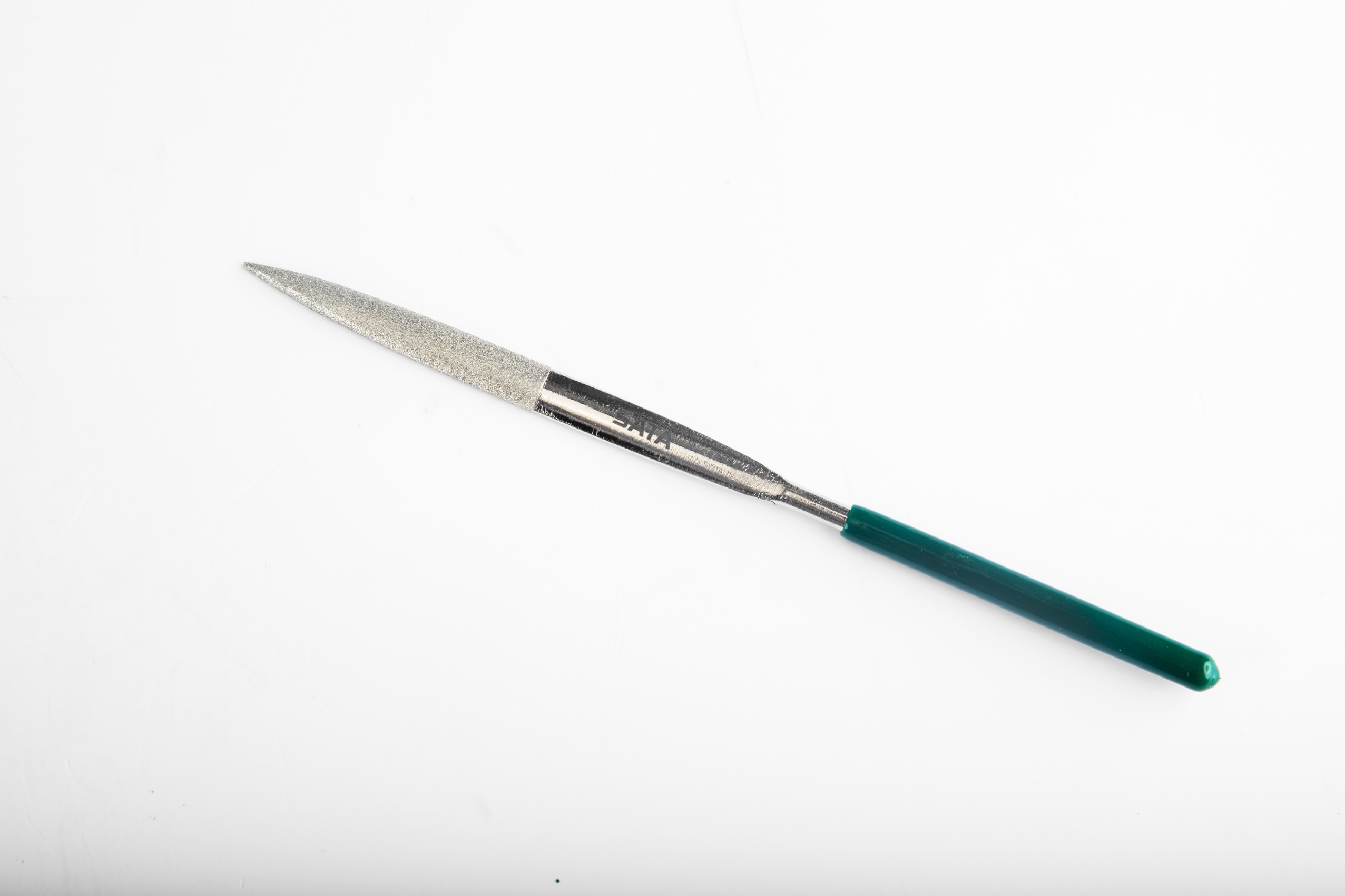 03832 SATA Diamond Pointed Half Round Needle File 4x160MM