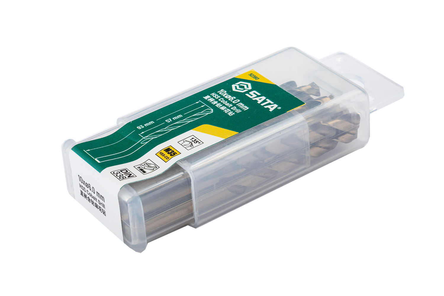 52370 SATA 10PC HSS COBALT DRILL 7.0 MM