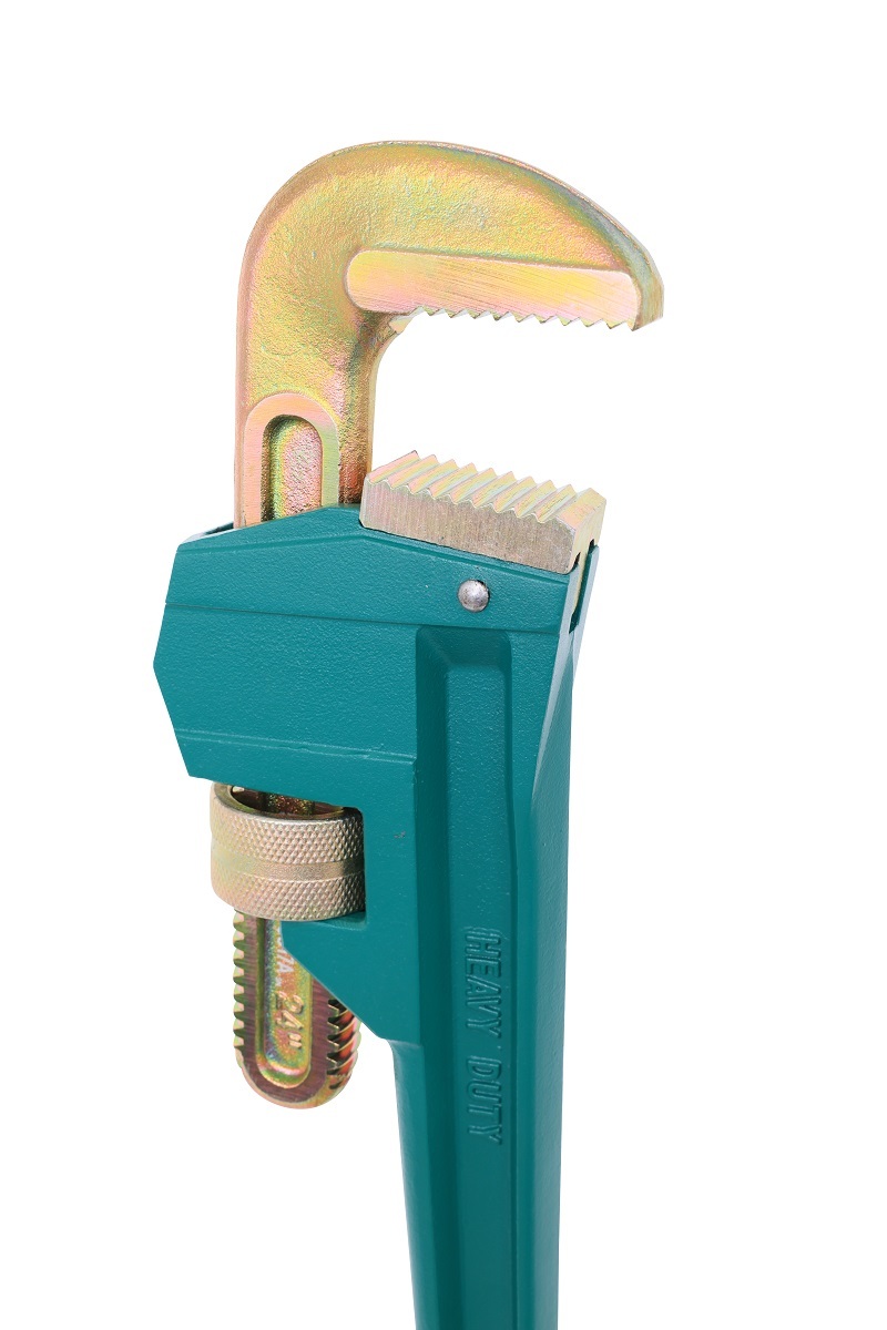70813A SATA Heave Duty Pipe Wrench With Titanium 10"