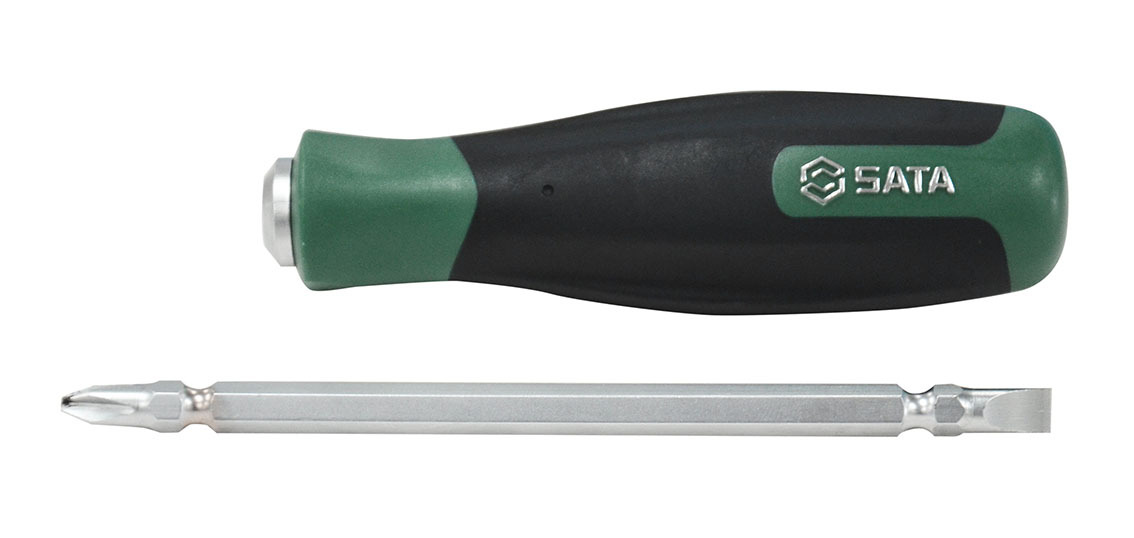 66202 SATA T Series Reversible Screwdriver #2&6MMx38MM