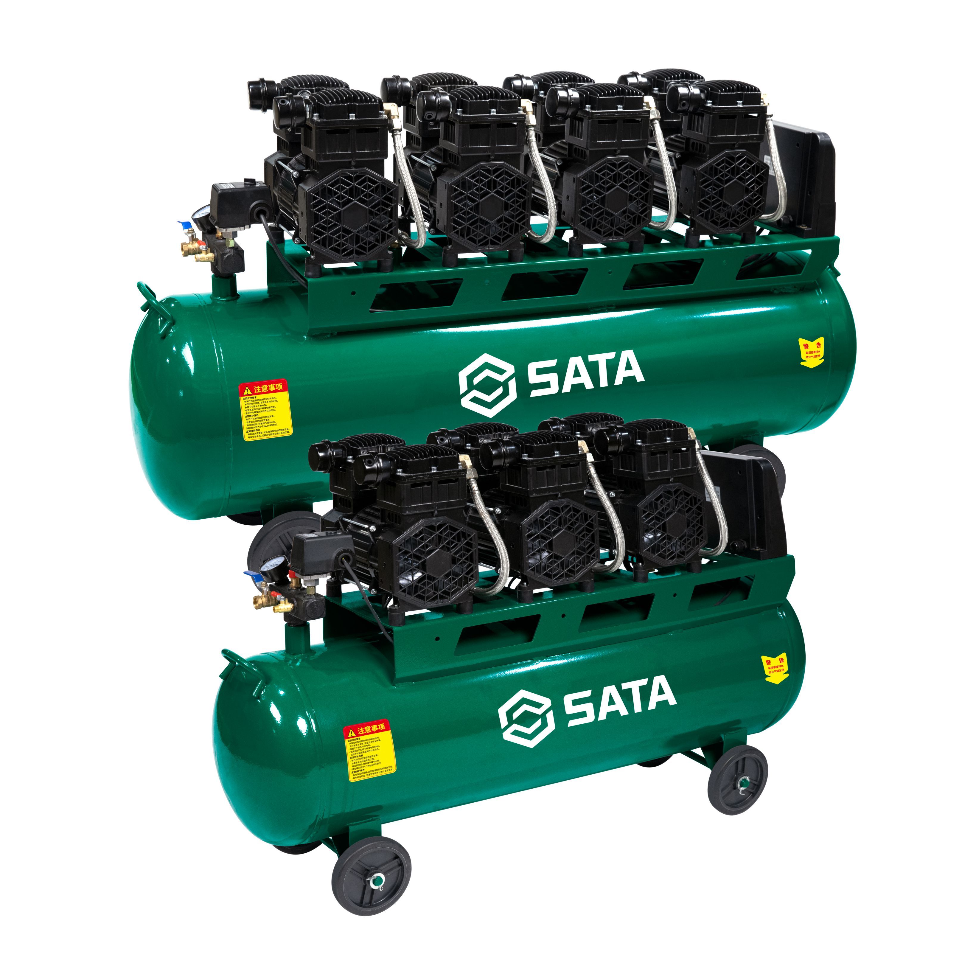 AE5904 SATA Oil Free Air Compressor-1100Wx4-180L (220V)
