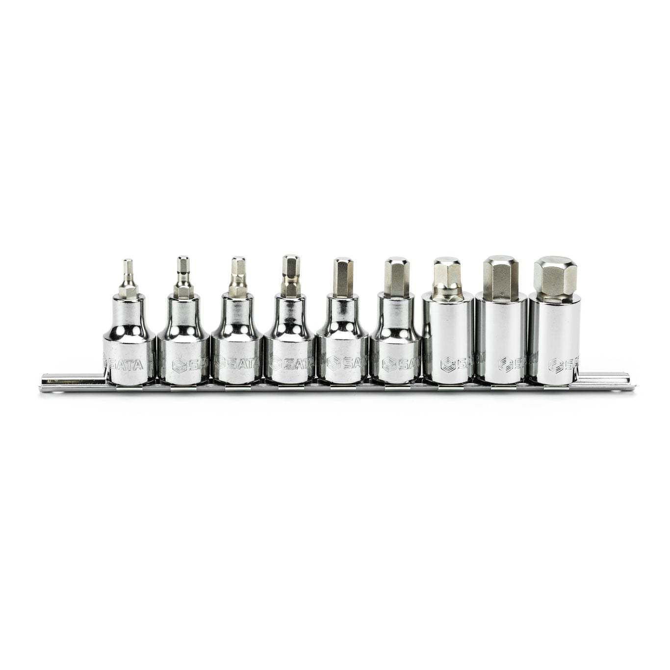 ST09057-02 SATA 9 Pc. 1/2" Drive Hex Bit Socket Set