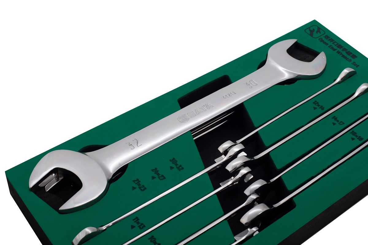 09904 SATA  11Pc. Open End Wrench Set