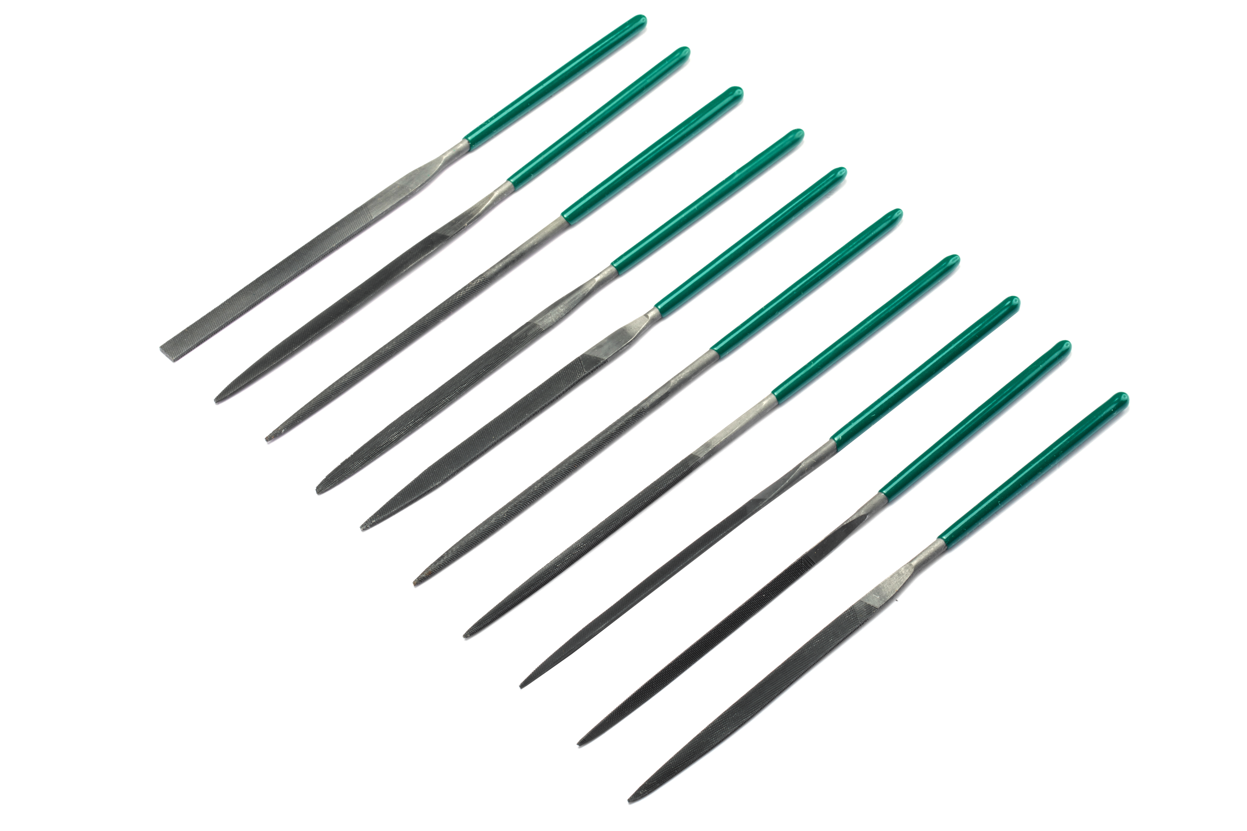 03801 SATA 10Pc. Assorted Needle File Set 3x140MM