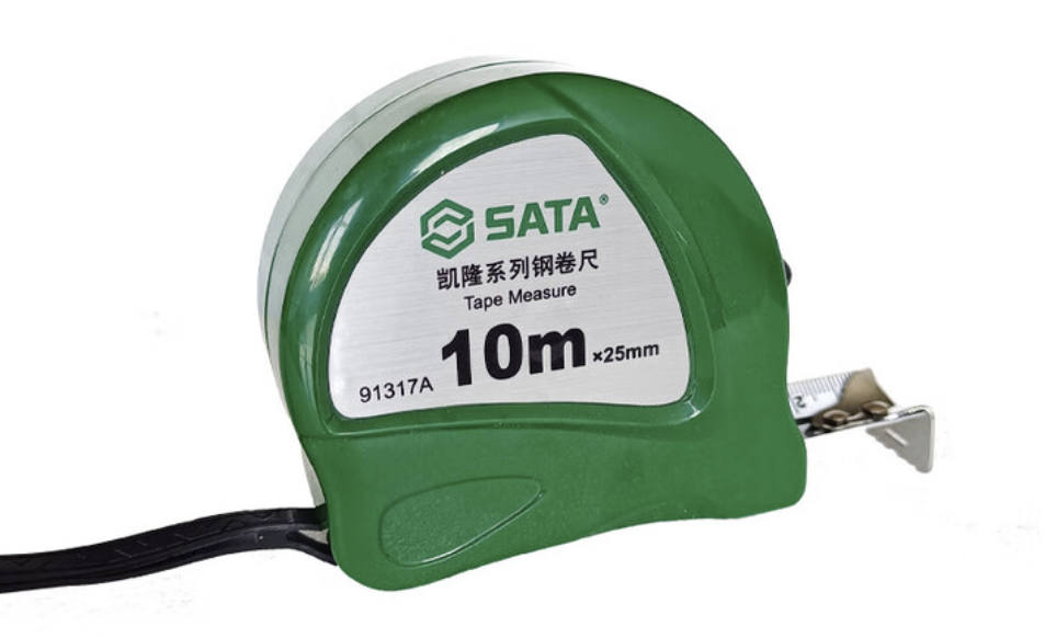 91317A SATA ABS Case Tape Measure 10Mx25MM