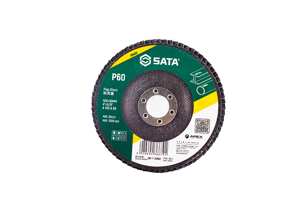 55402 SATA Flap Discs 100×P60×16MM