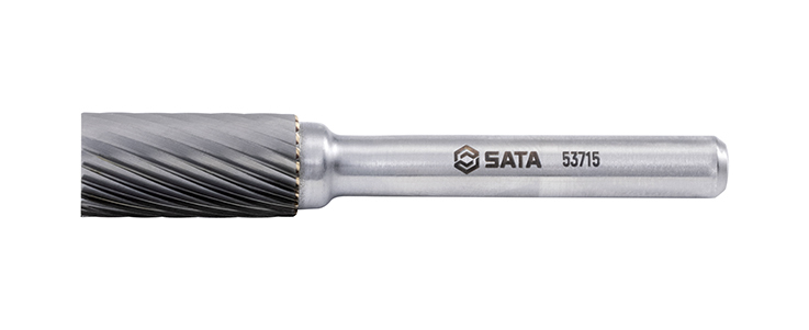 53715 SATA Cylindrical single cut burrs A1020M06