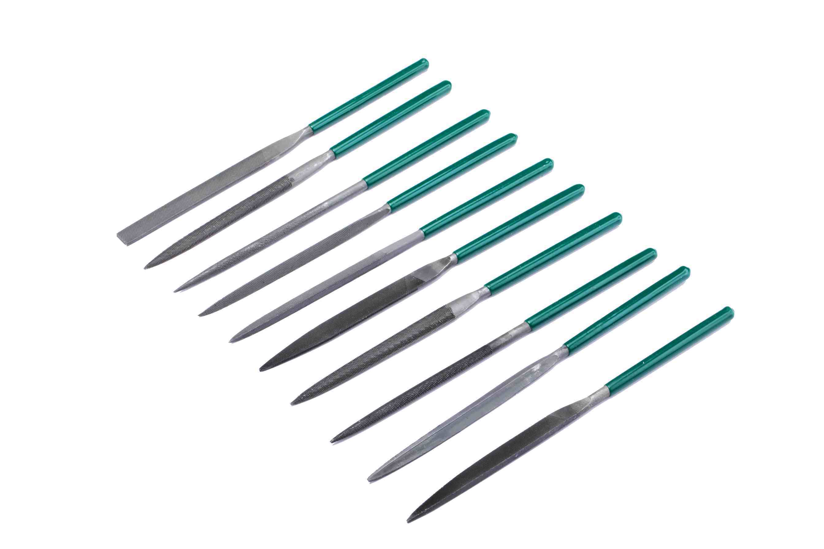 03803 SATA 10Pc. Assorted Needle File Set 5x180MM