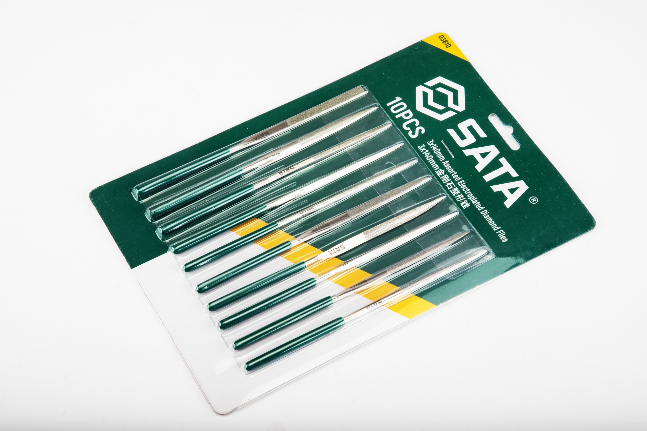 03810 SATA 1Pc. Diamond Needle File Set 3x140MM