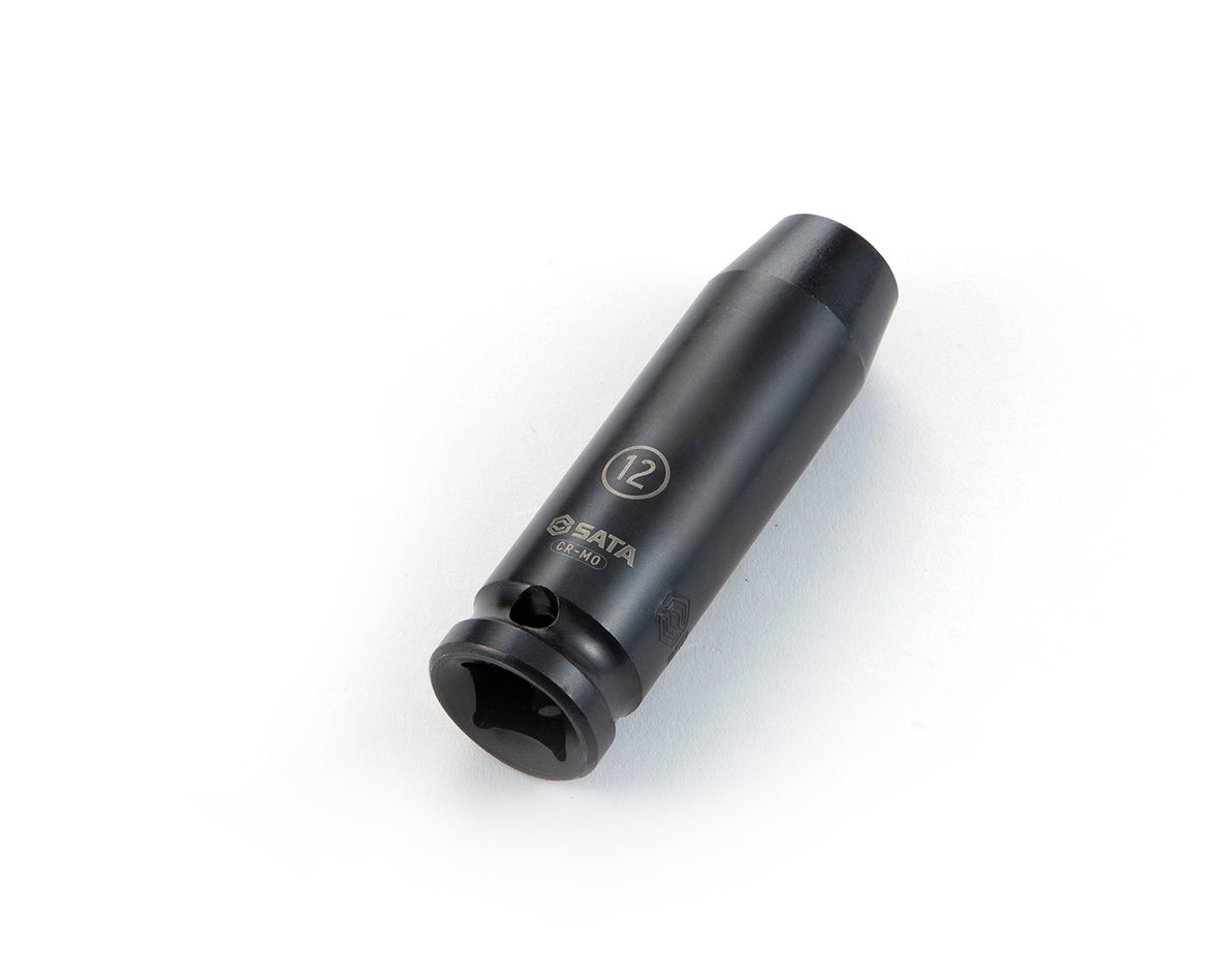 34408 SATA 1/2" Dr. 6pt. Impact Deep Socket 15MM