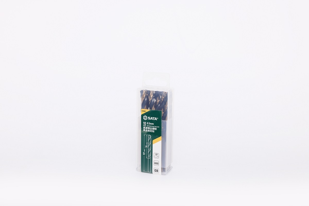 52685 SATA 10Pc. HSS Fully Ground Twist Drill 8.5mm