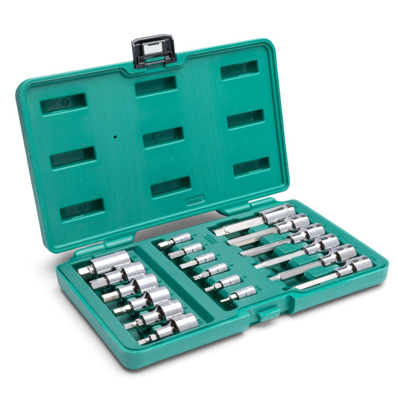 ST09053SJ SATA  18 Pc. 1/4” and 1/2” Drive Hex Bit Socket Set