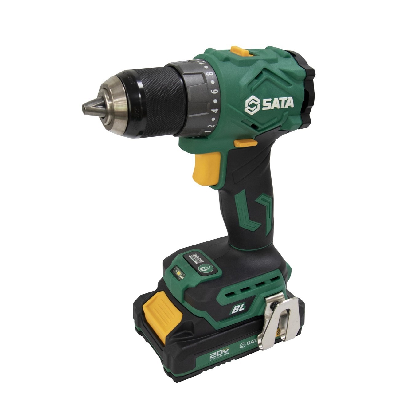 151011 SATA 20V Li-Ion Brushless Drill/ Screwdriver (2.0Ah*2)  （GB standard plug）