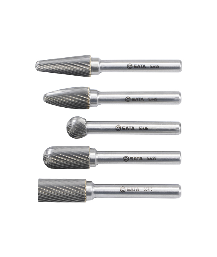 53701 SATA 5Pc. Single cut burrs set