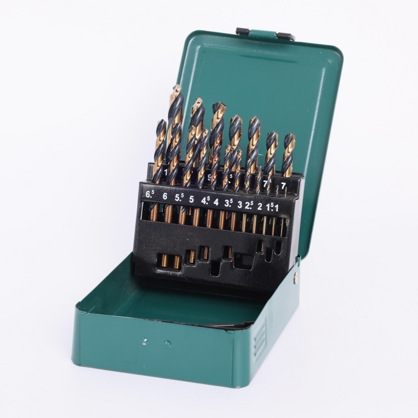 52519 SATA 19Pc. HSS Fully Ground Twist Drill Set