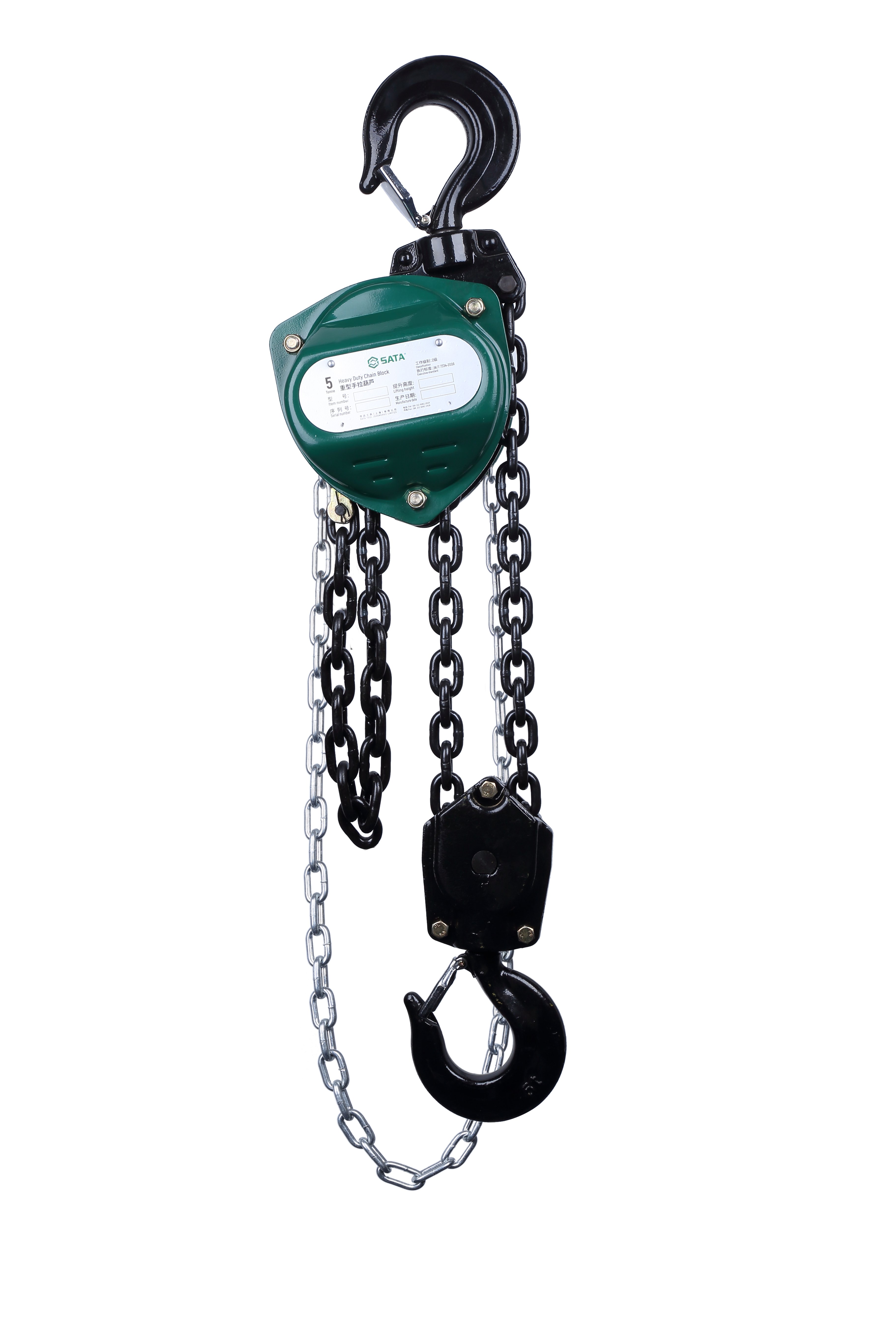97867 SATA Heavy Duty Chain Block 5Tonne 3Meter