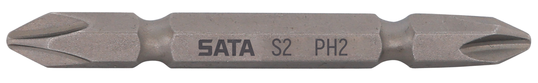 59102-200 SATA 10Pc. 1/4" Double End Bits, 200MM Length, PH2