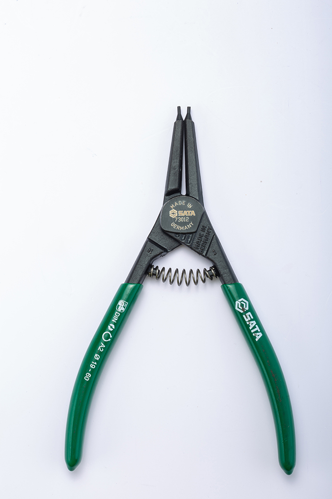 73011 SATA G Series External Snap Ring Pliers 5", Straight Tips, 1.3mm