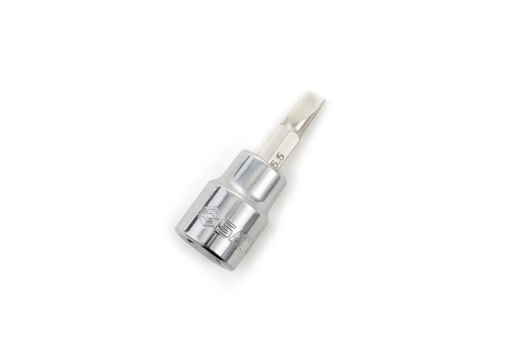 22502 SATA 3/8" Dr. Bit Socket, Slotted 6.5MM