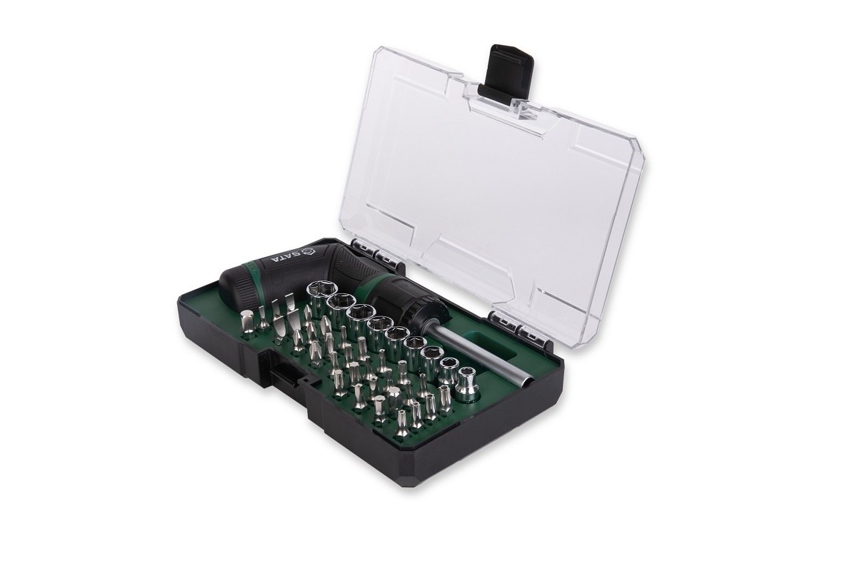 05111 SATA 42PCS 5X FOLDING  RATCHETING  SCREWDRIVE