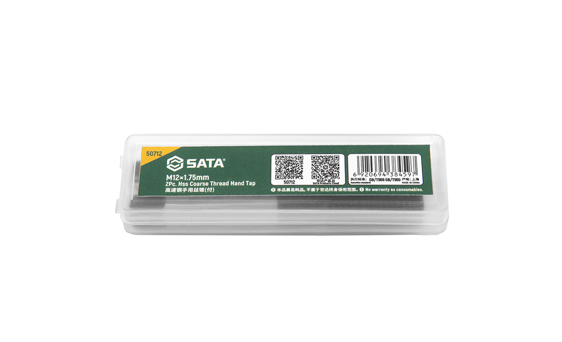 50710 SATA 2Pc.Hss Coarse Thread Hand Tap M10x1.5MM