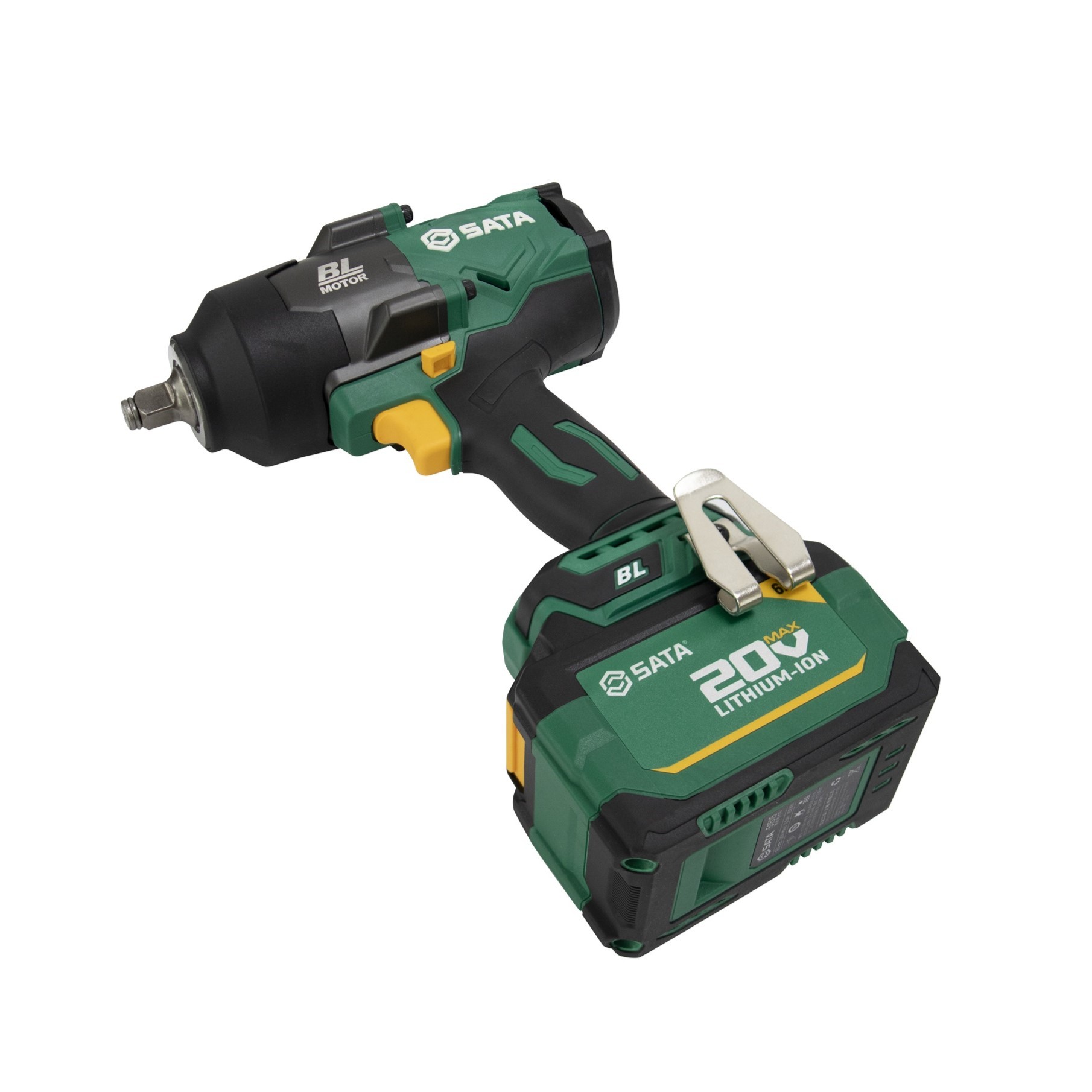 151076U SATA 20V Li-Ion Brushless Impact Wrench 1100N·m (6.0Ah*2)