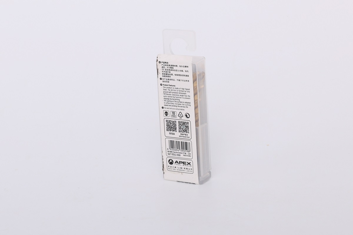52132A SATA 10Pc. HSS-TiN Twist Drill 3.2mm