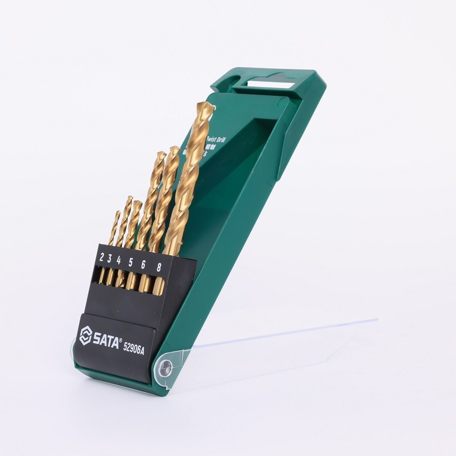 52906A SATA 6Pc. HSS-TiN Twist Drill Set
