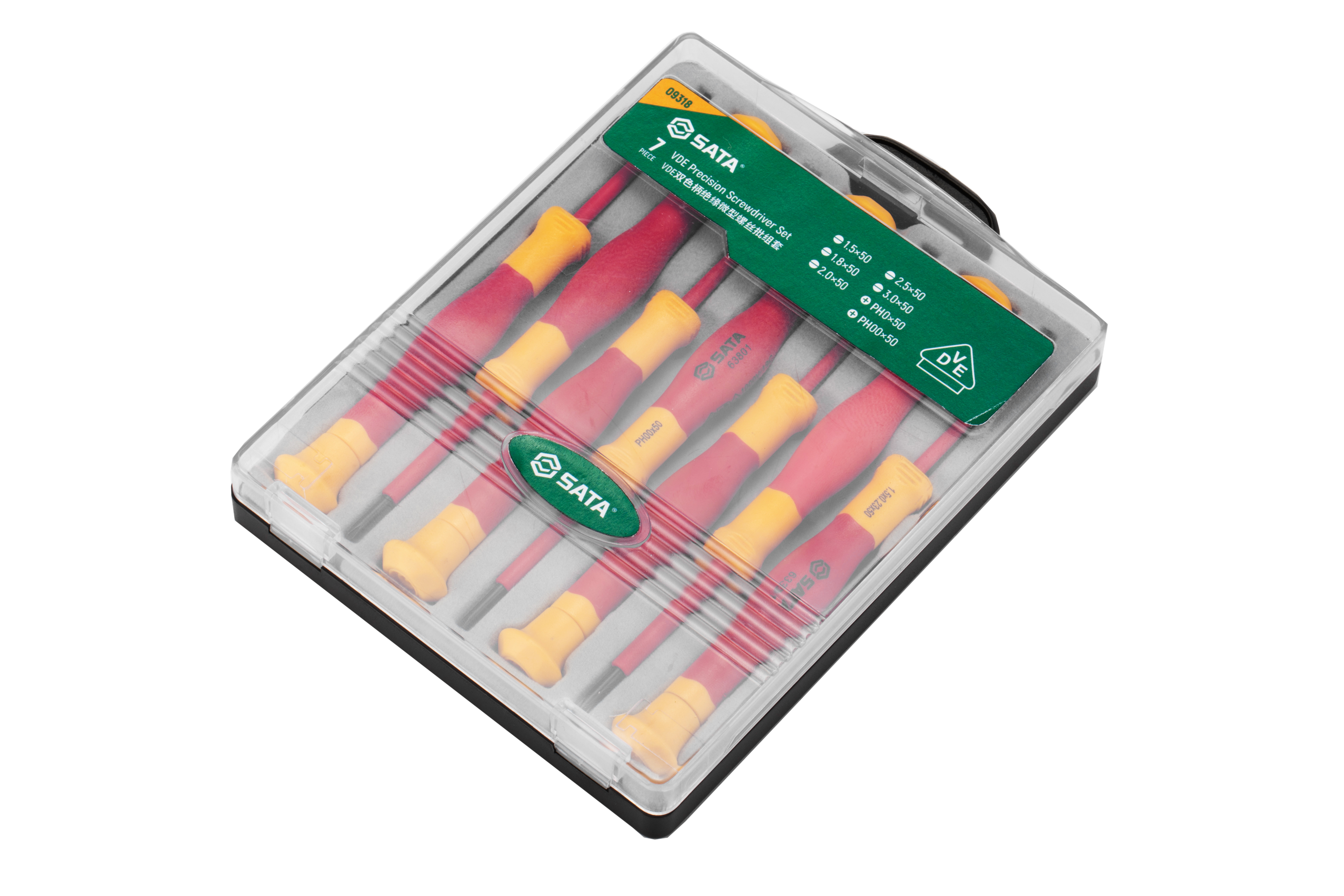 09318 SATA 7pcs VDE Precision Sd Set