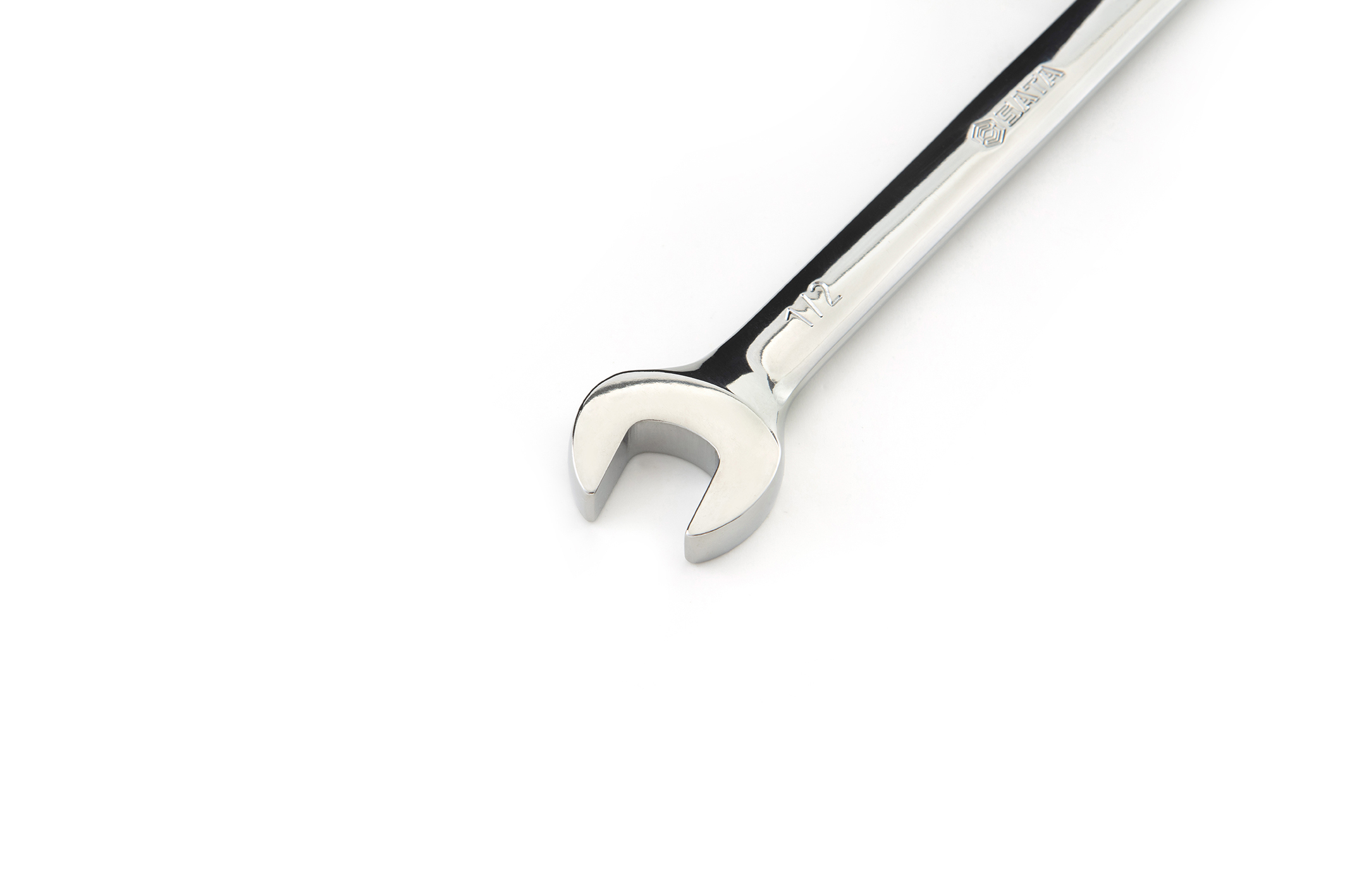 43103 SATA Full Polish Combination Ratcheting Wrench 7/16"