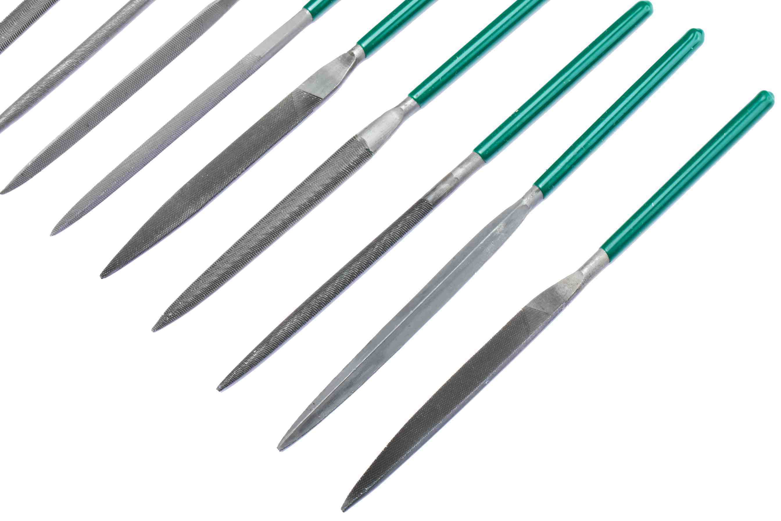 03803 SATA 10Pc. Assorted Needle File Set 5x180MM