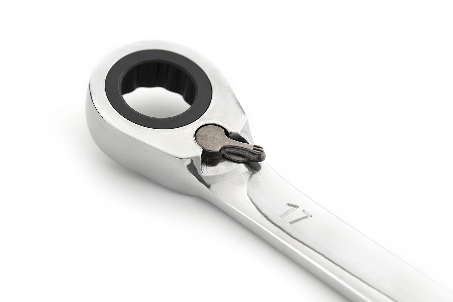 46602 SATA Full Polish Reversible Ratcheting Wrench 9MM