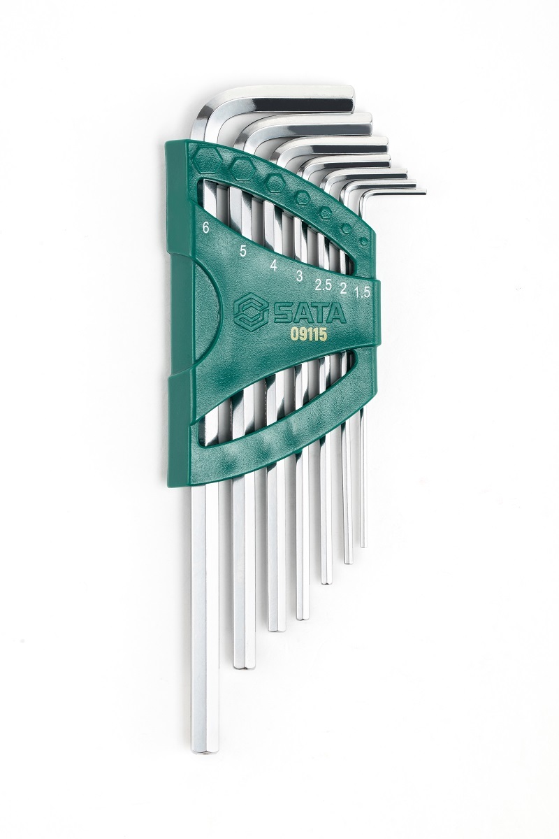 09115 SATA 7Pc. Long Arm Hex Key Set