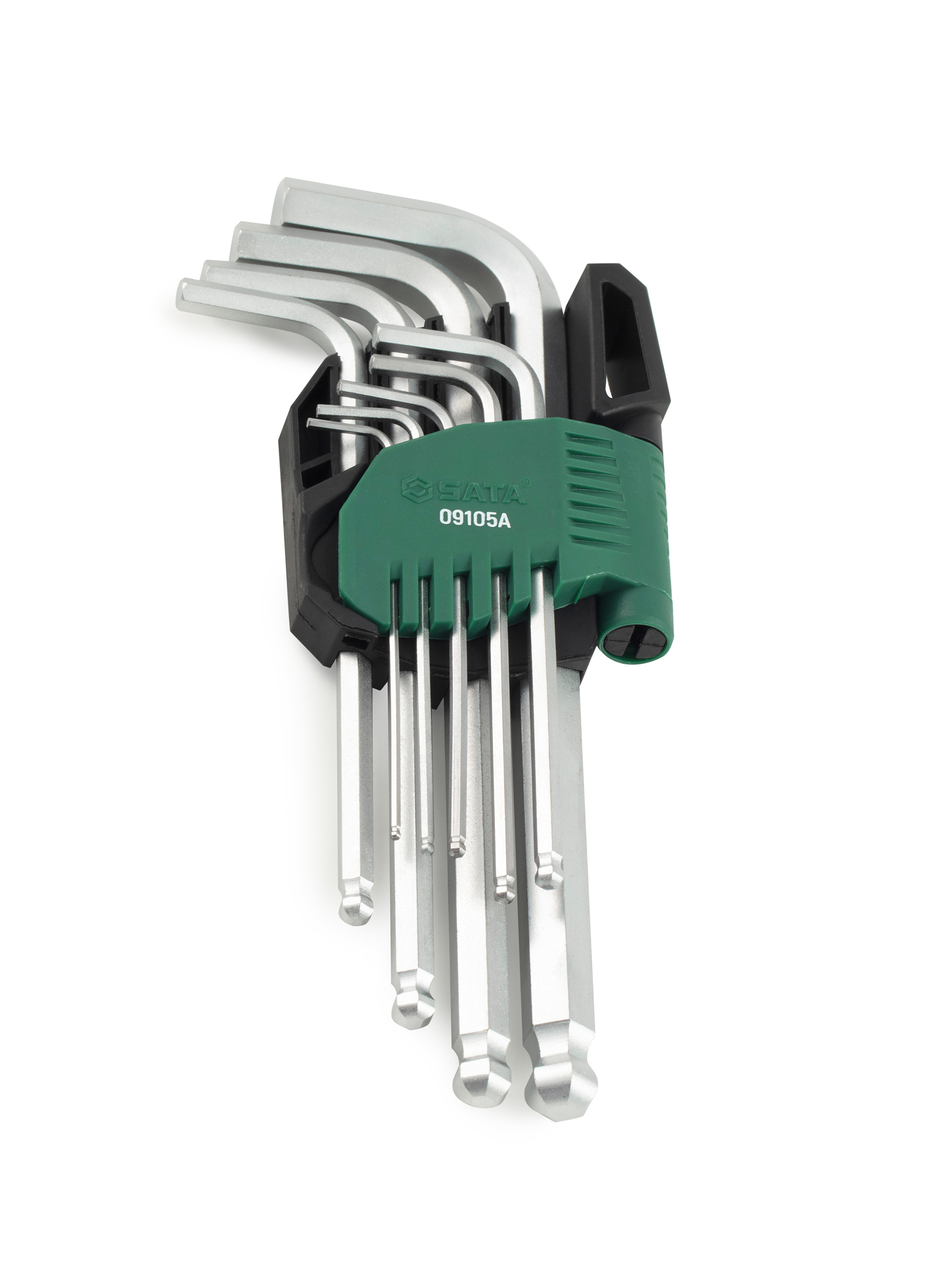09105A SATA 9 PCS LONG ARM BALL POINT HEX KEY SET MM (CrV)