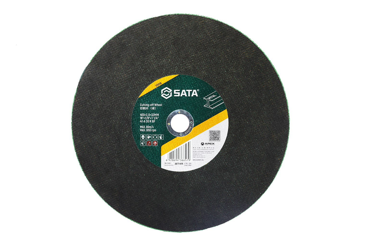 55018 SATA Cutting-off Wheel(Green) 400×3.0×32MM