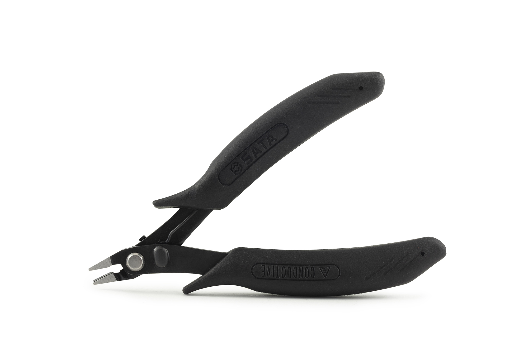 75103 SATA ESD Electronic Side Cutting Pliers 5", with Safety Slim Clip