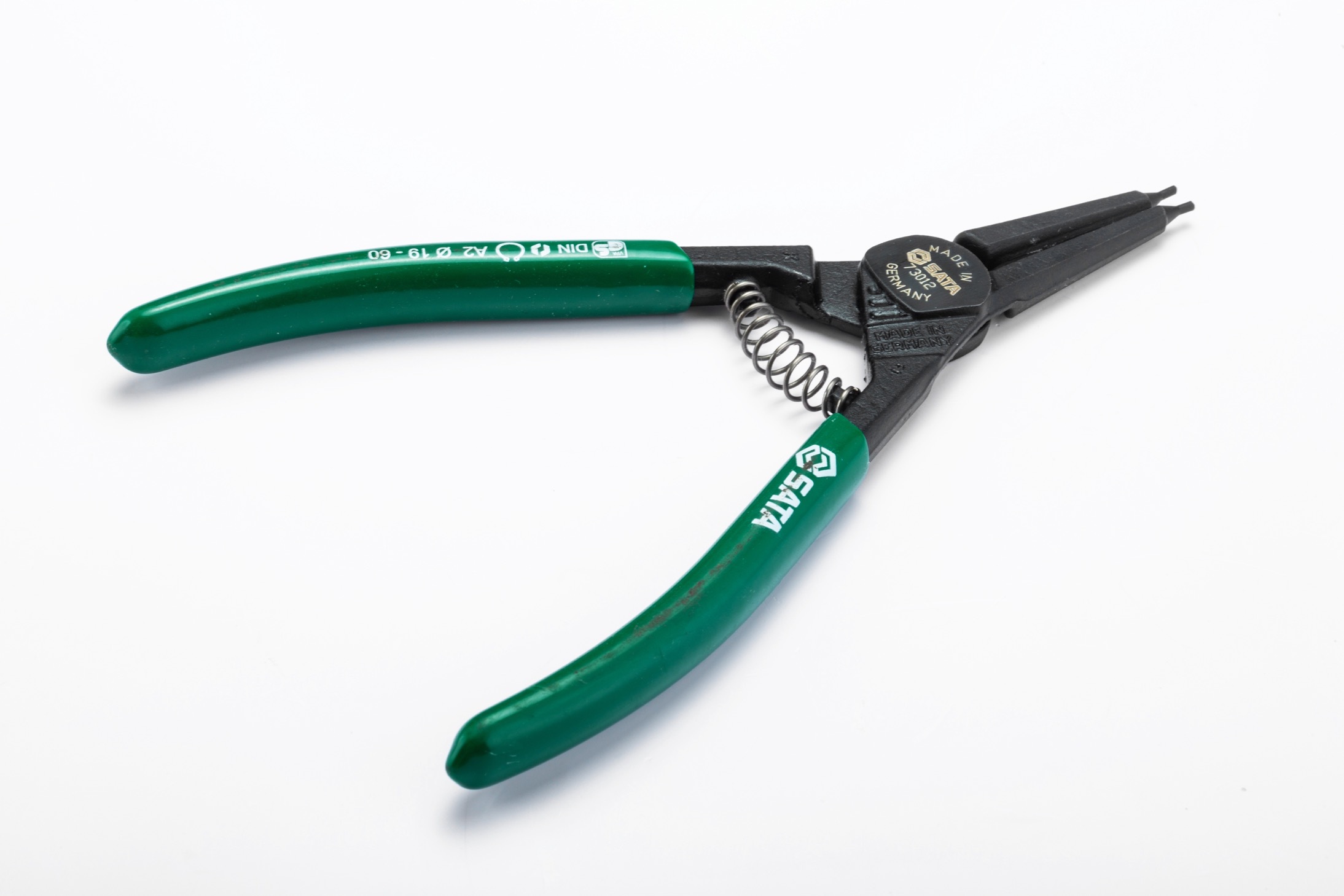 73010 SATA G Series External Snap Ring Pliers 5", Straight Tips, 0.9mm