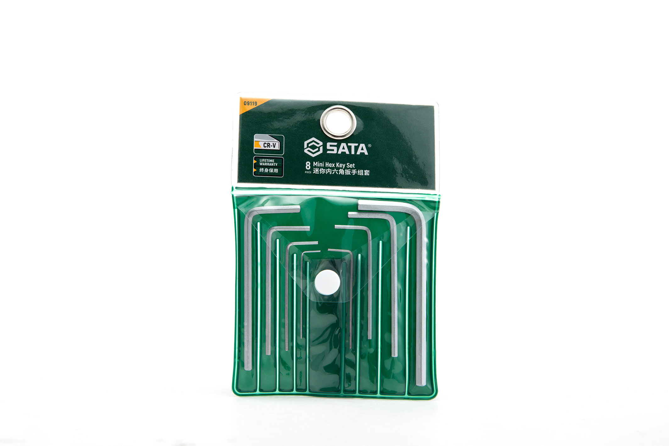 09119 SATA 8pc Mini Hex Key Set