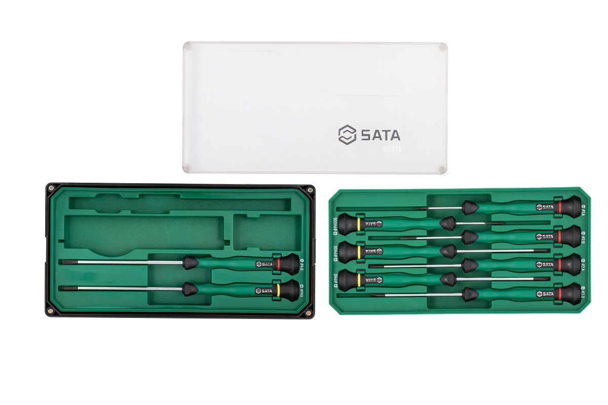 ST09316SJ SATA 9 Pc. Precision Combination Screwdriver Set