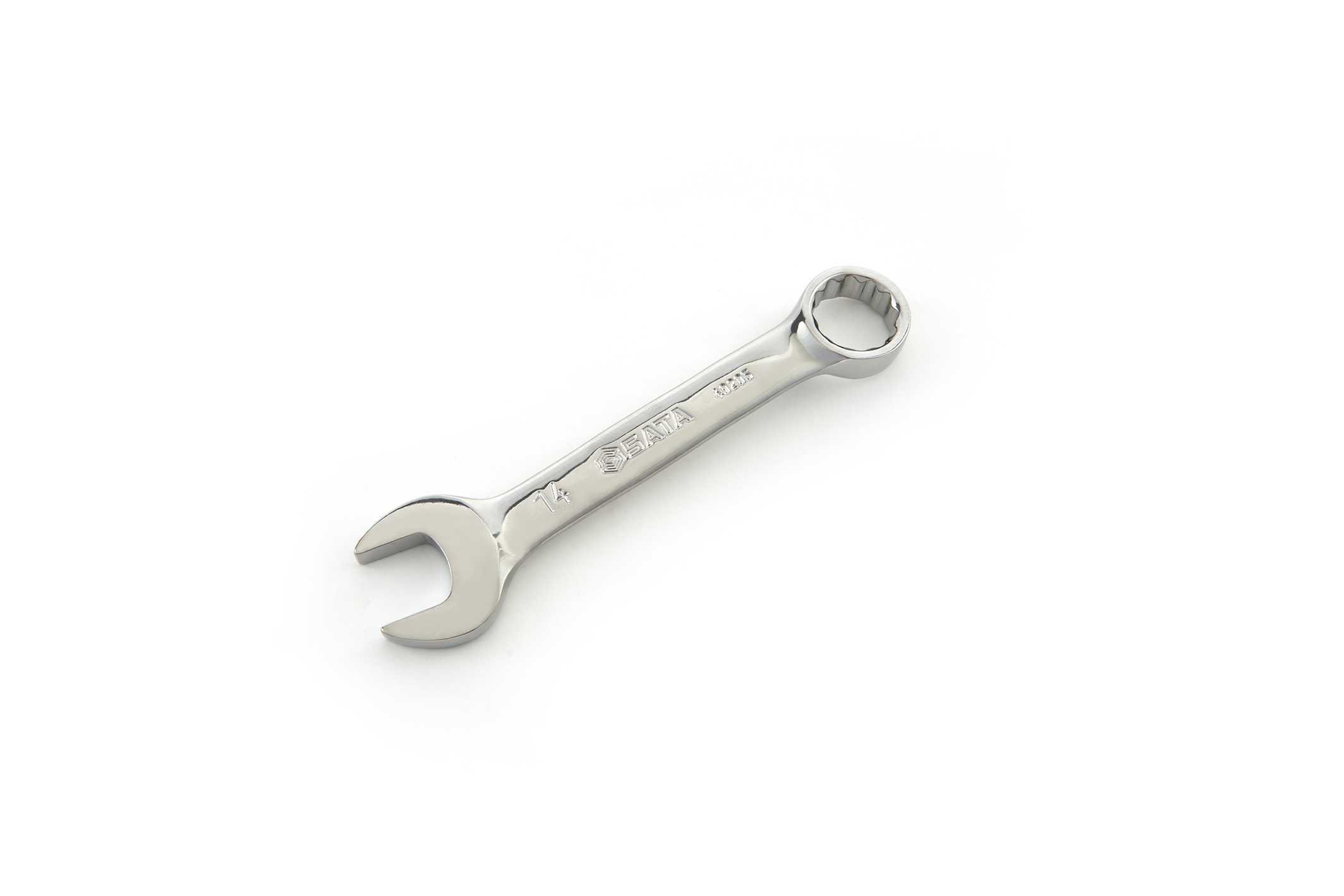 49204 SATA Full Polish Stubby Combination Wrench 13MM