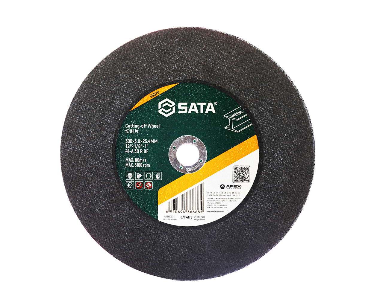 55070 SATA Cutting-off Wheel 300×3.0×25.4MM