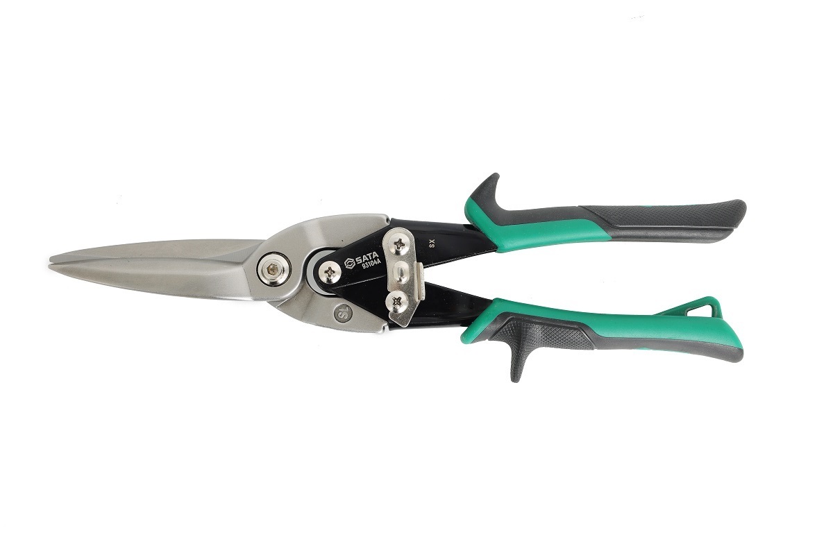 93104A SATA Extra Long Aviation Snips, Straight Cut 11"