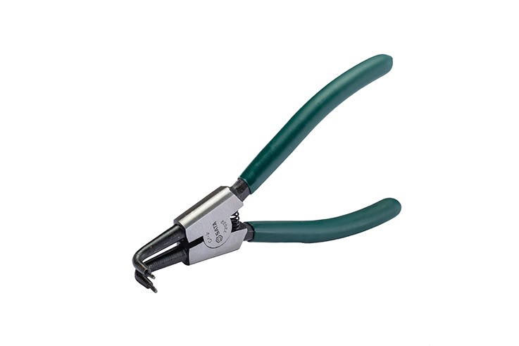 72022 SATA German Style External Snap Ring Pliers 7", Curved Tips