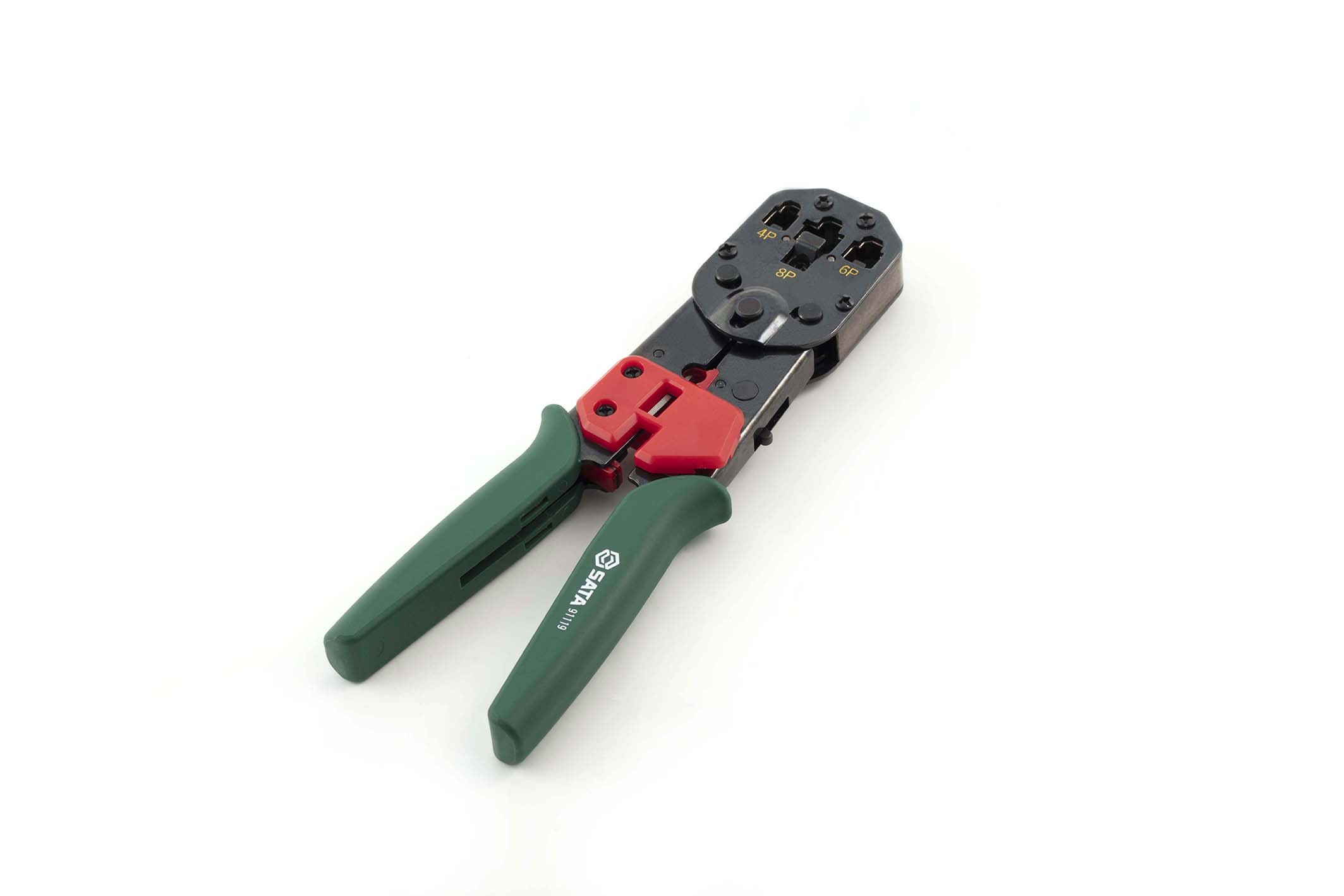 91119 SATA Multipurpose Crimping Pliers for Telecom Connectors 8"