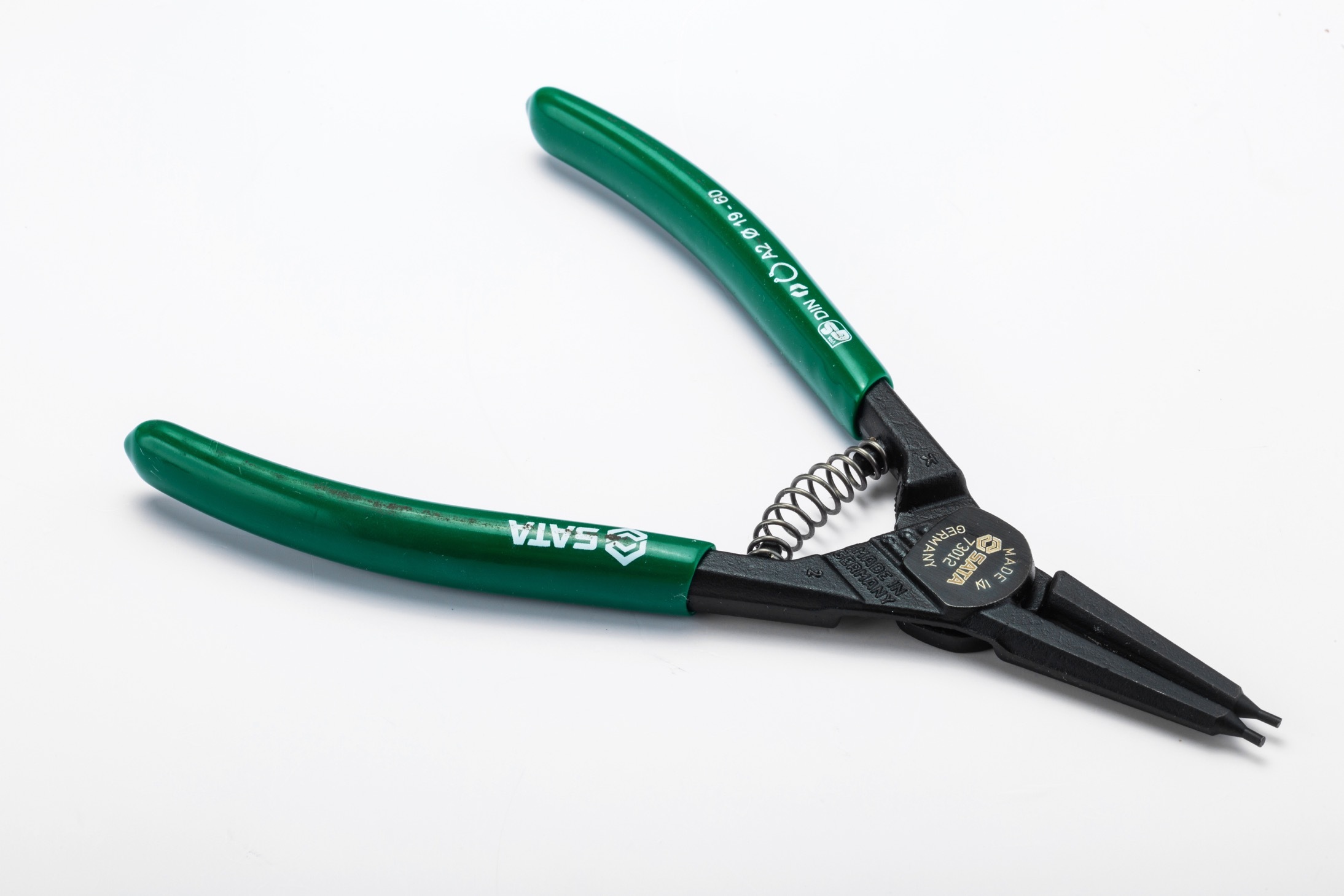 73014 SATA G Series External Snap Ring Pliers 13", Straight Tips